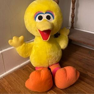 Vintage Tyco 1996 Big Bird Stuffed Animal 26”